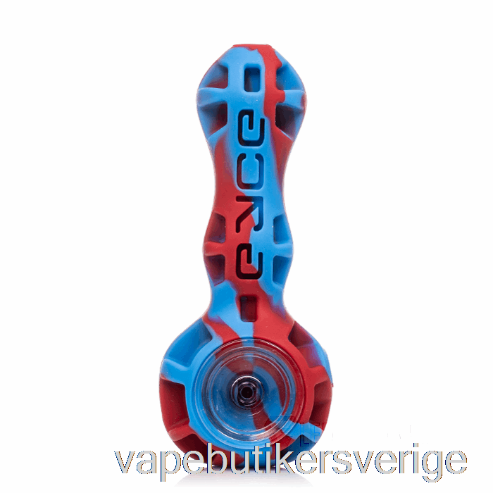 Vape Sverige Eyce Silikonsked Lavin (blå/röd)